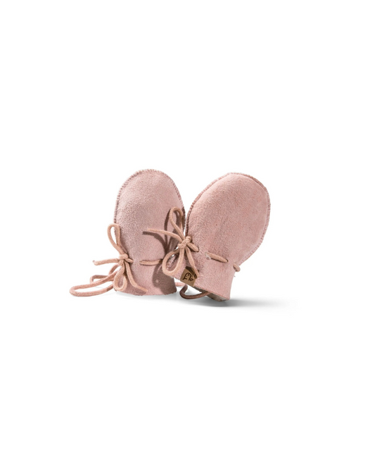 The Sheepskin Baby Mittens - Pink.
