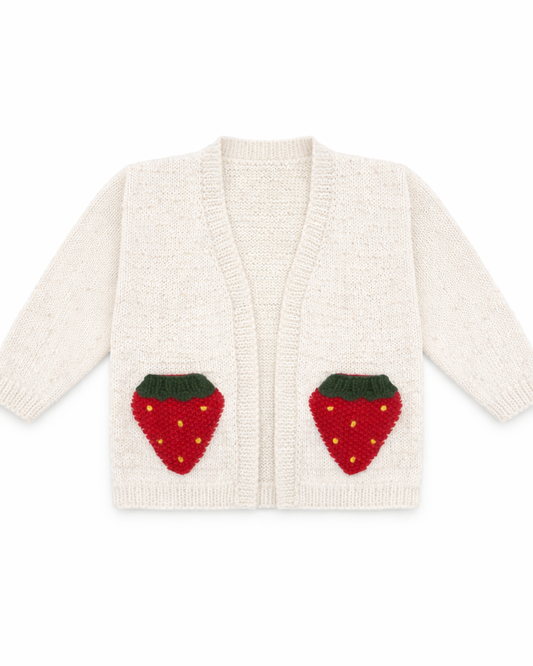 The Strawberry Cardi with Pockets.
